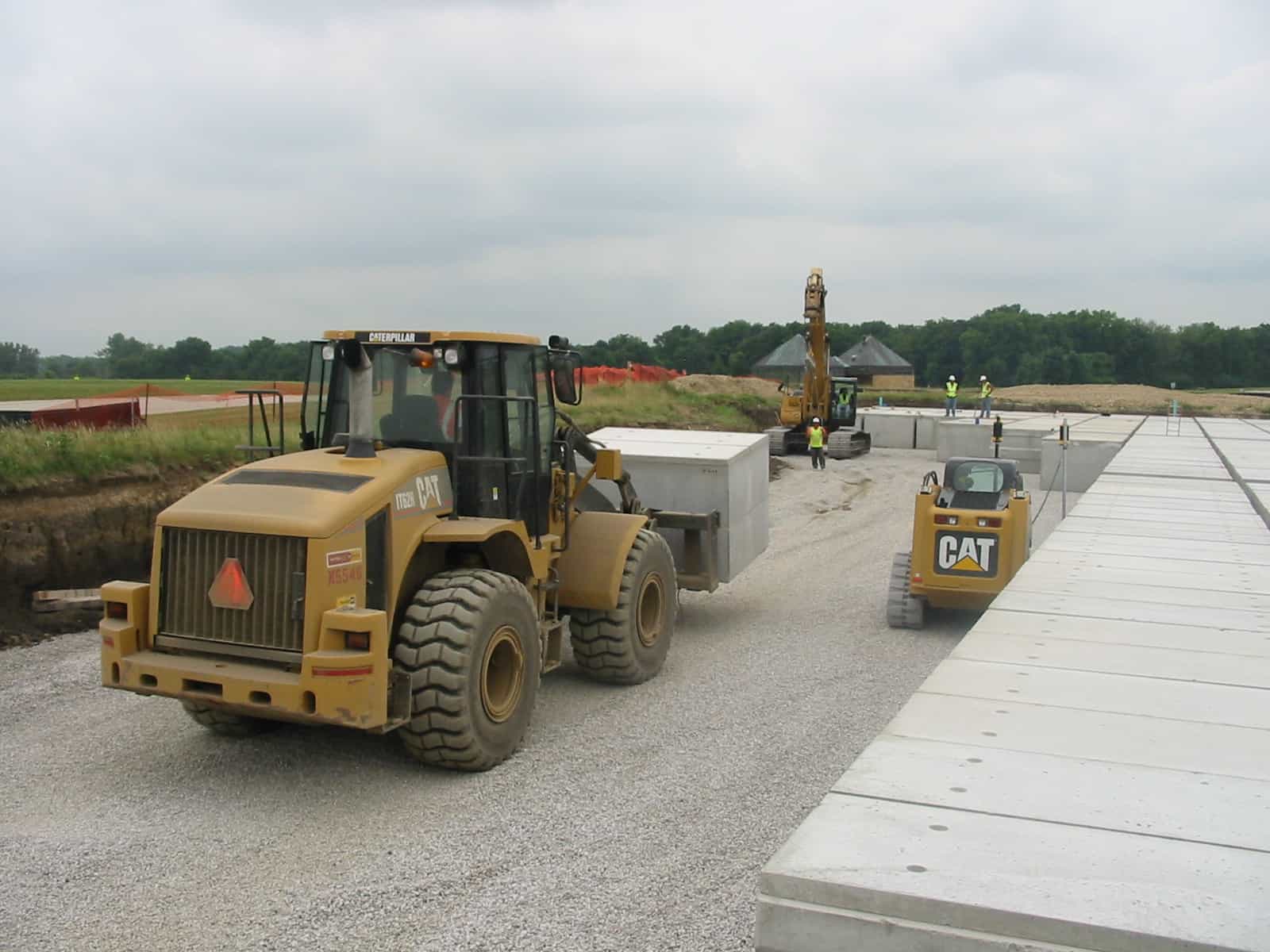 Abe Lincoln National Cemetery Double-Cell Crypts by Wieser Concrete