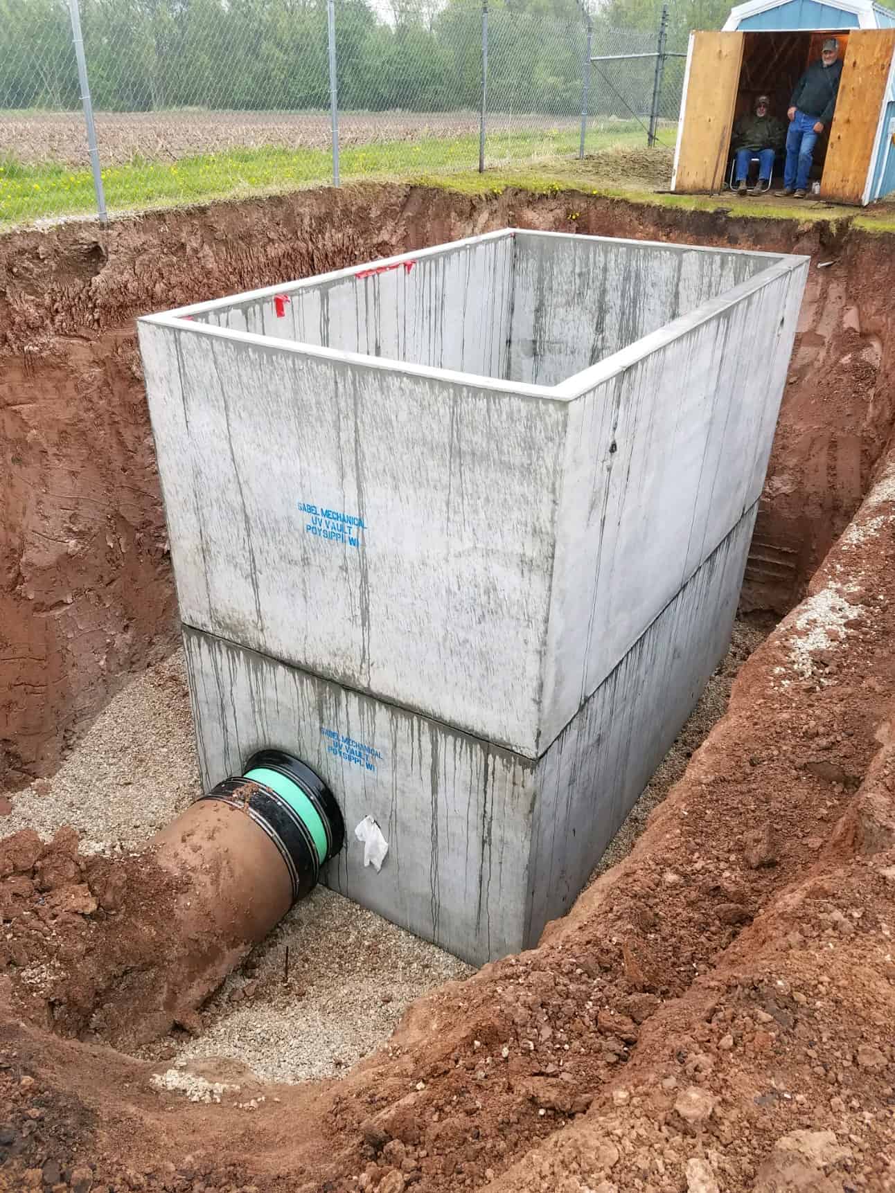 Poy Sippi UV Disinfection Vault by Wieser Concrete