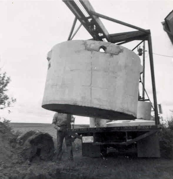 Wieser Concrete 1965 First Septic Tank by Joe Wieser