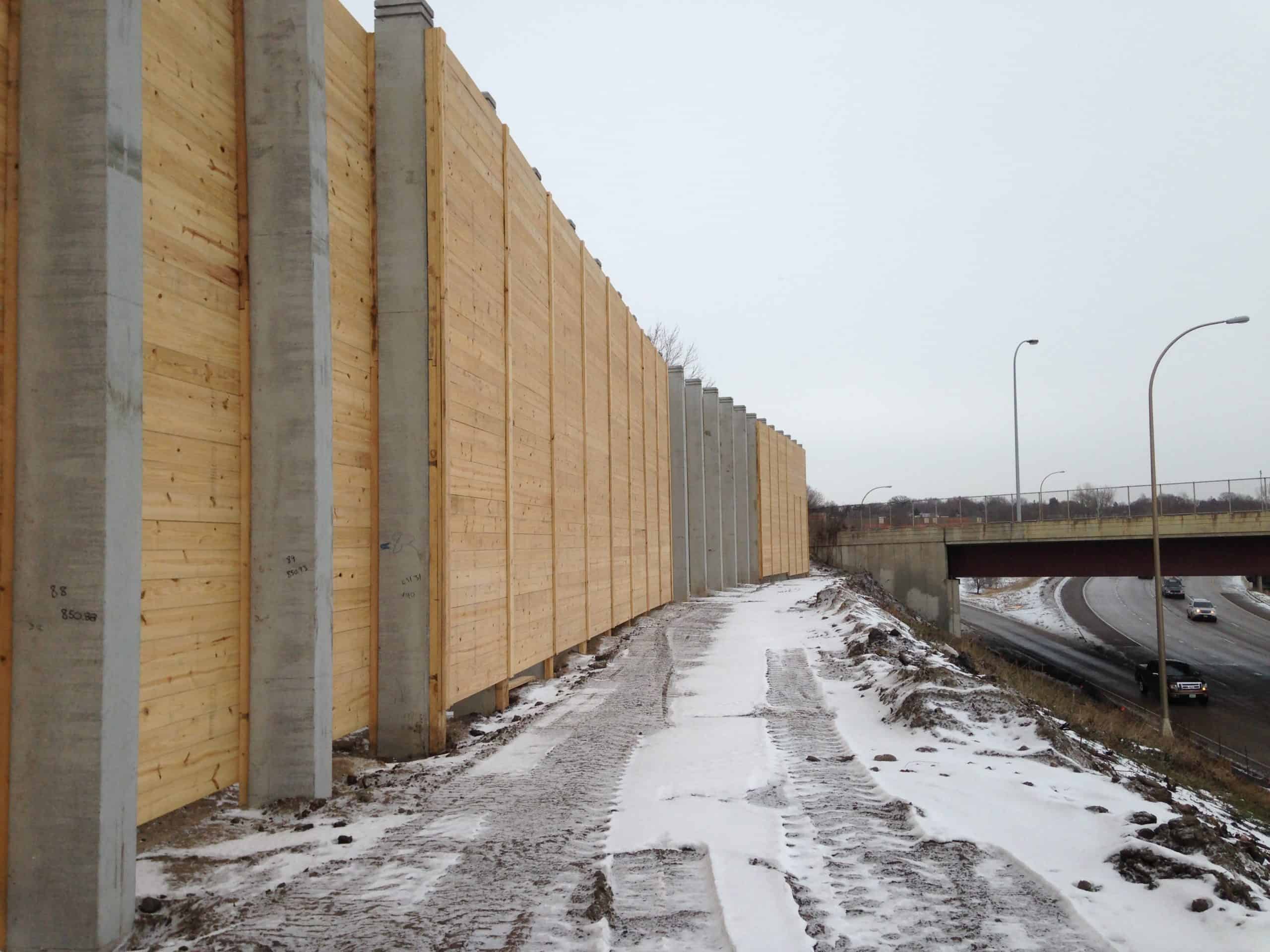 St. Paul & Minneapolis Noise Walls by Wieser Concrete