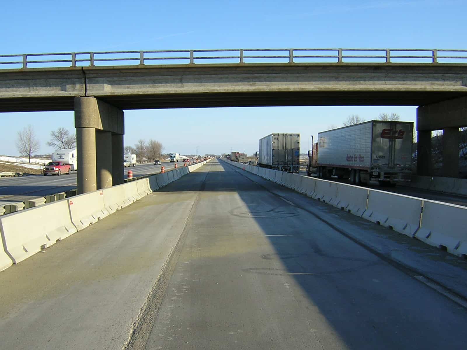 Rochester Median Highway Barrier by Wieser Concrete
