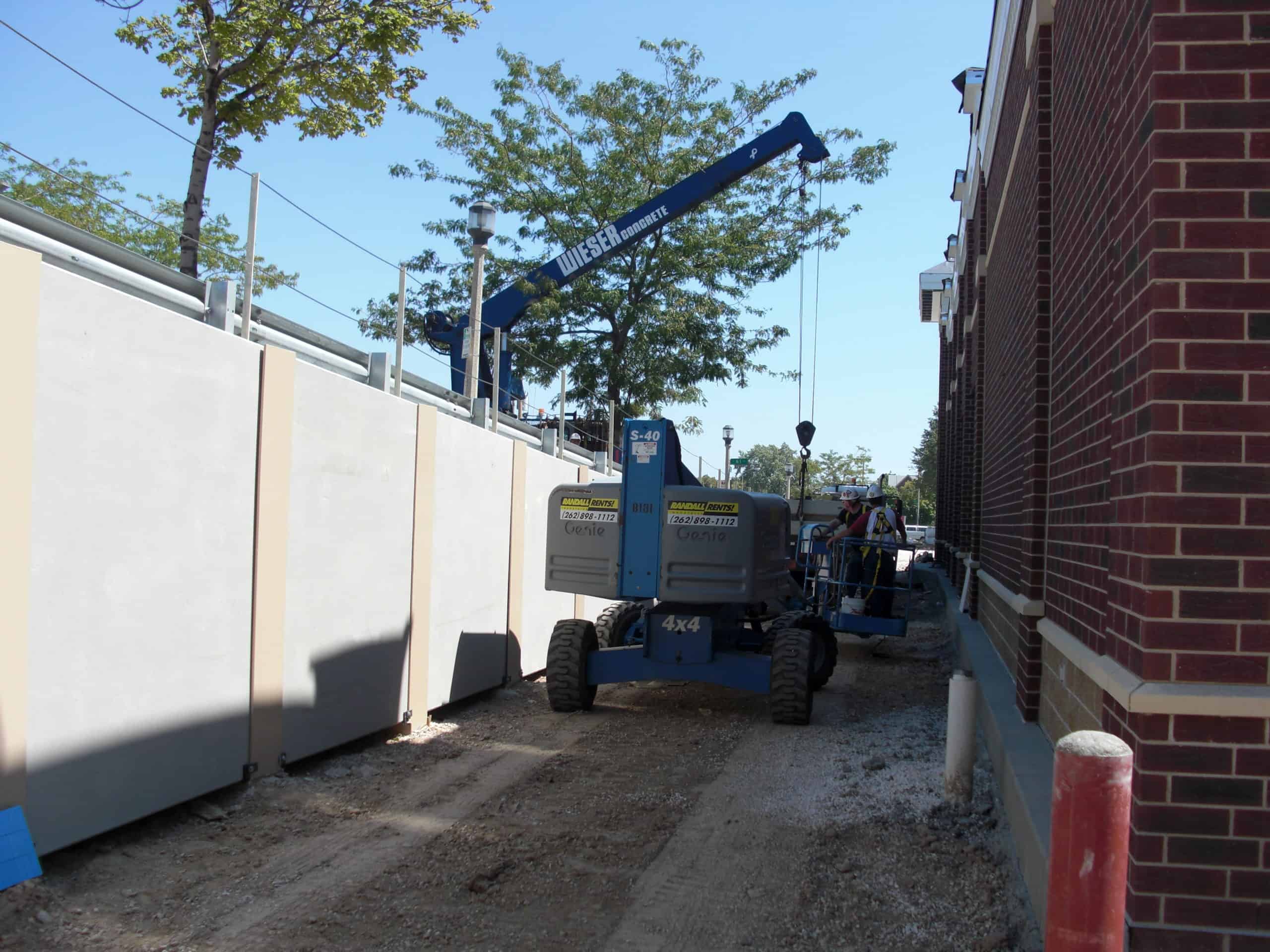 Walgreens Retaining Wall by Wieser Concrete
