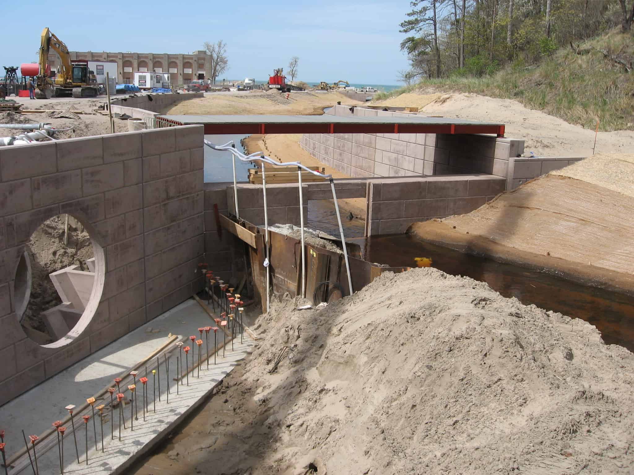 Indiana Dunes Restoration CONSPAN Project by Wieser Concrete