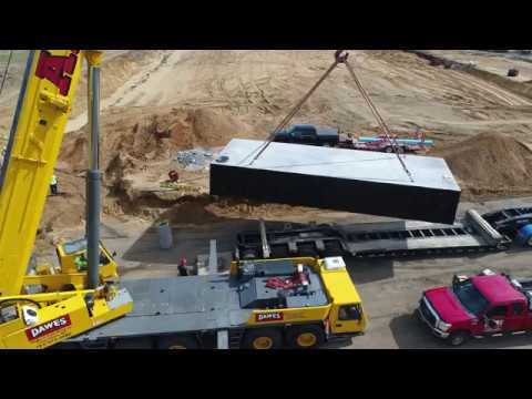 Wieser Concrete Fire Protection Tank Installation