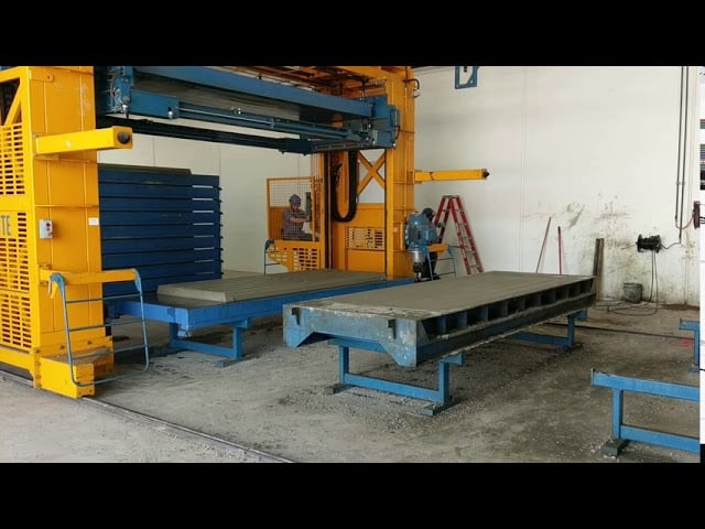 Production of hog slats on a Coote Dry-cast Line