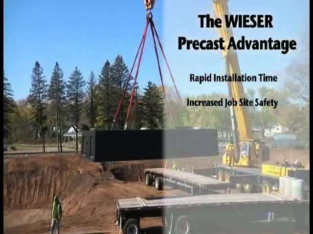 Wieser Precast Tank Install