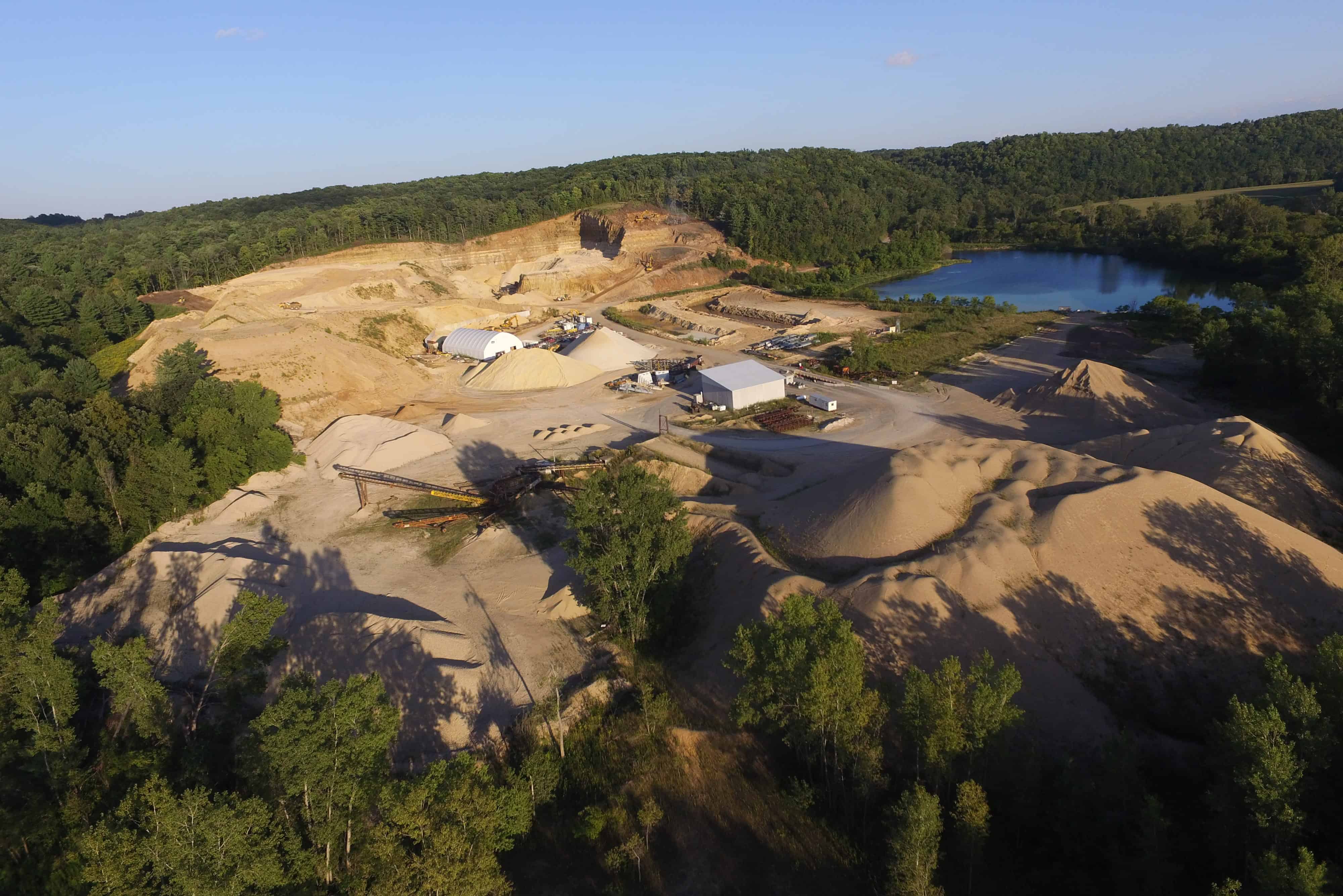 Aggregate Sand and Gravel Quarry Wieser Concrete
