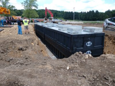Amy Belle Elementary Wastewater Treatment System by Wieser Concrete