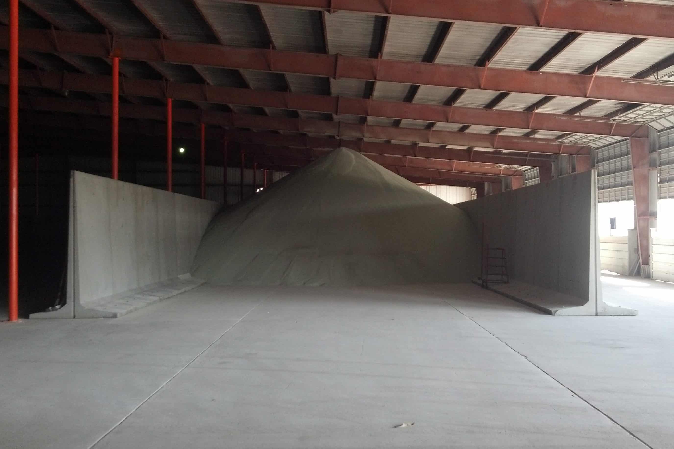 Bunker Silo Indoor Aggregate Storage Precast Concrete