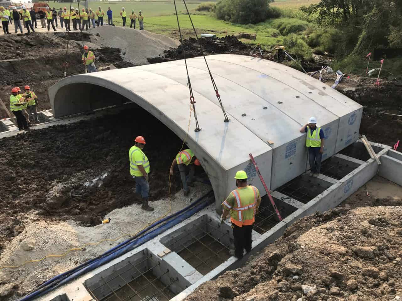 Calumet County Contech Bridge | Project Profile | Wieser Concrete