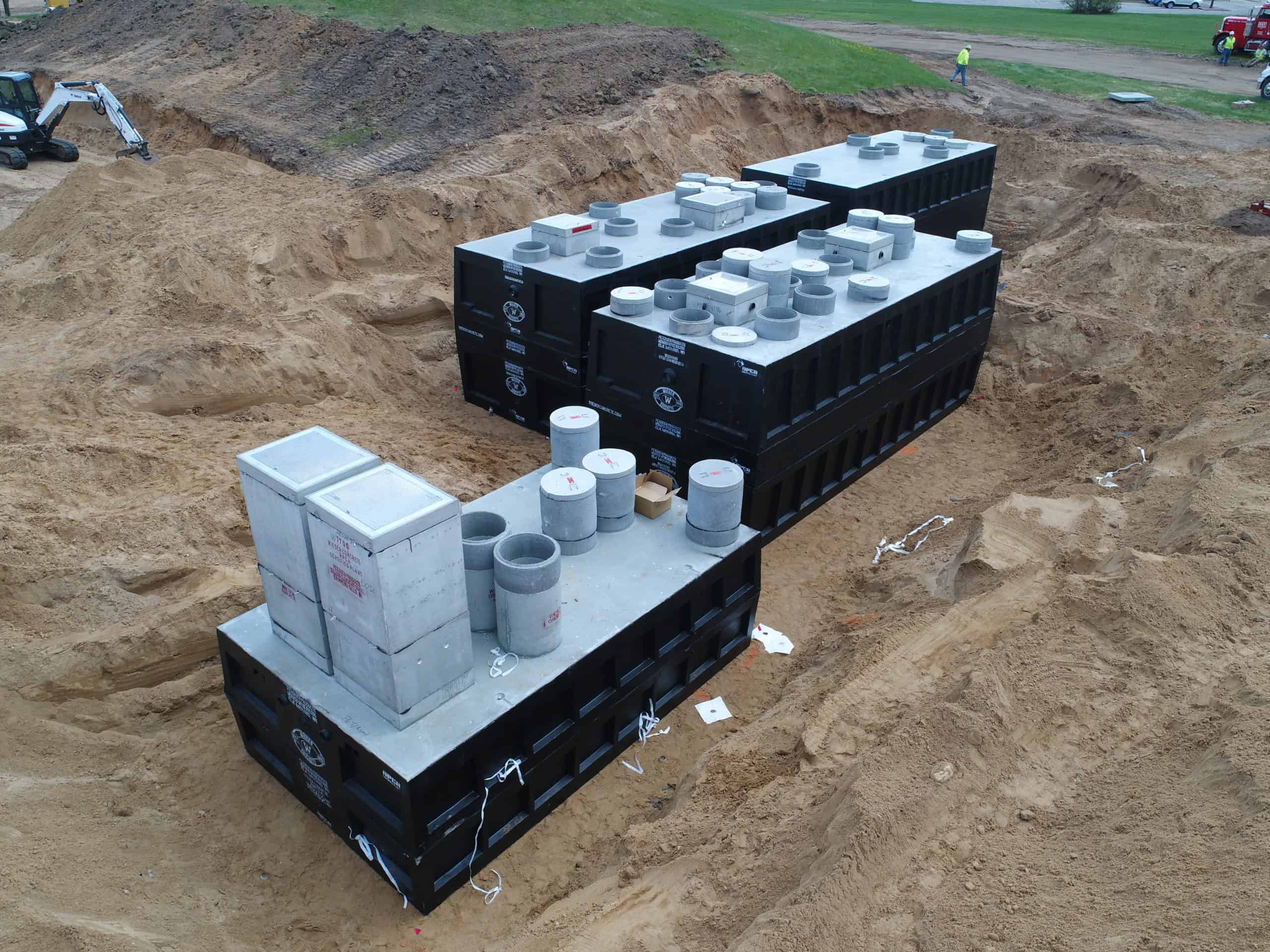 Menards Wastewater Treatment System by Wieser Concrete