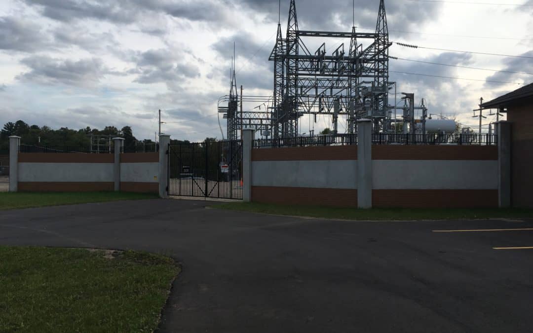 Electric Substation Security Wall