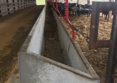 Fencline Feed Bunk Rooney Farms 2 Precast Concrete