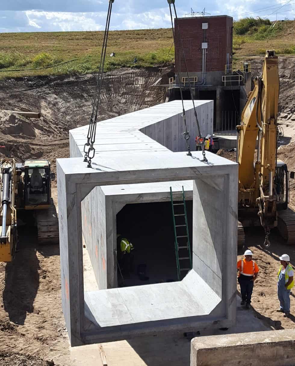 Cahokia Flood Protection Box Culvert | Project Profile | Wieser Concrete