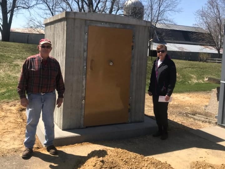 8-Person Storm Shelter for Veteran