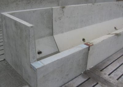 Hi-Back Super Feed Bunk Precast Concrete