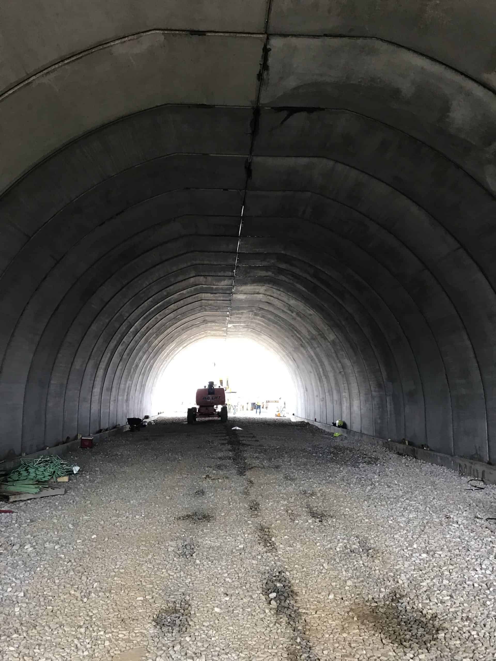 Huntingburg Airport BEBO Arch Tunnel by Wieser Concrete
