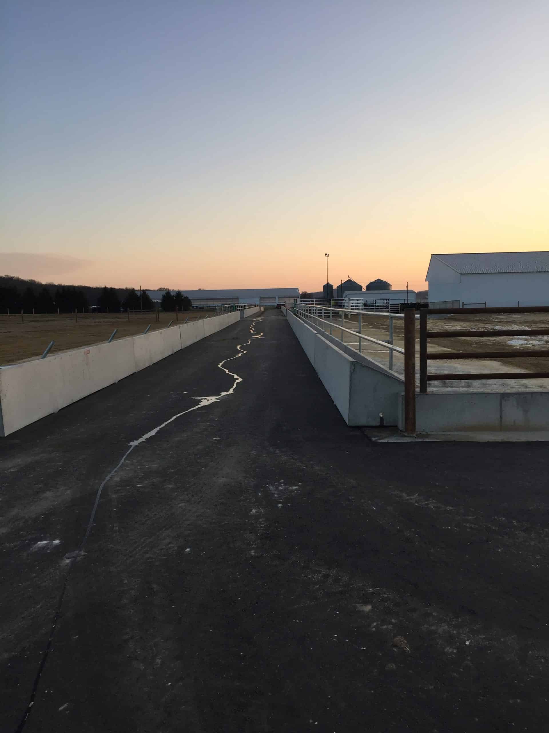 Rooney Farms Feed Bunks by Wieser Concrete