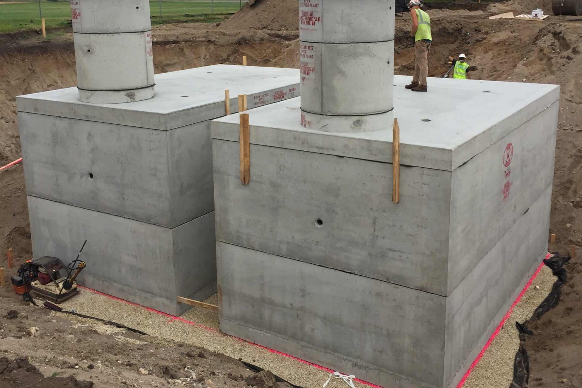 G.A.C. Water Treatment Tanks by Wieser Concrete