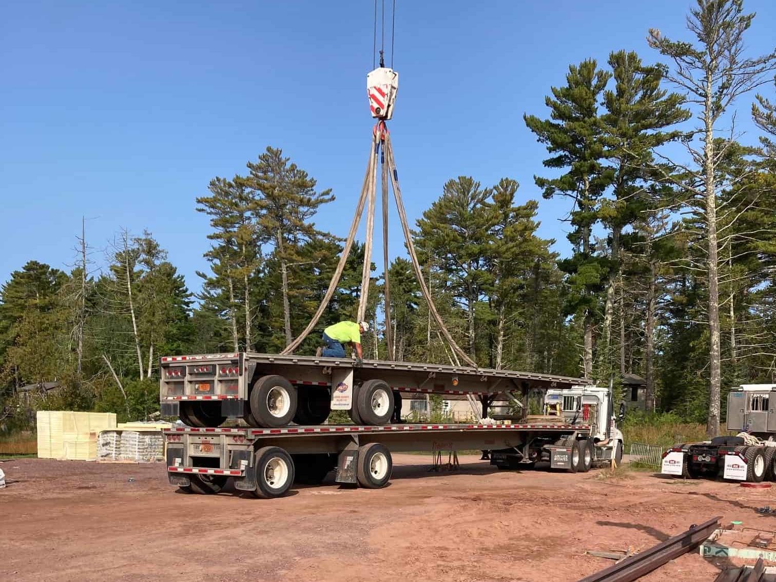 Madeline Island Fire Protection Water Tanks by Wieser Concrete
