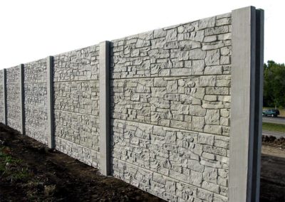 Noise Wall Stone Facade