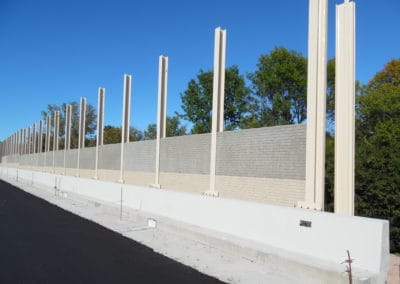 Noise Wall Precast Concrete Green Bay Construction