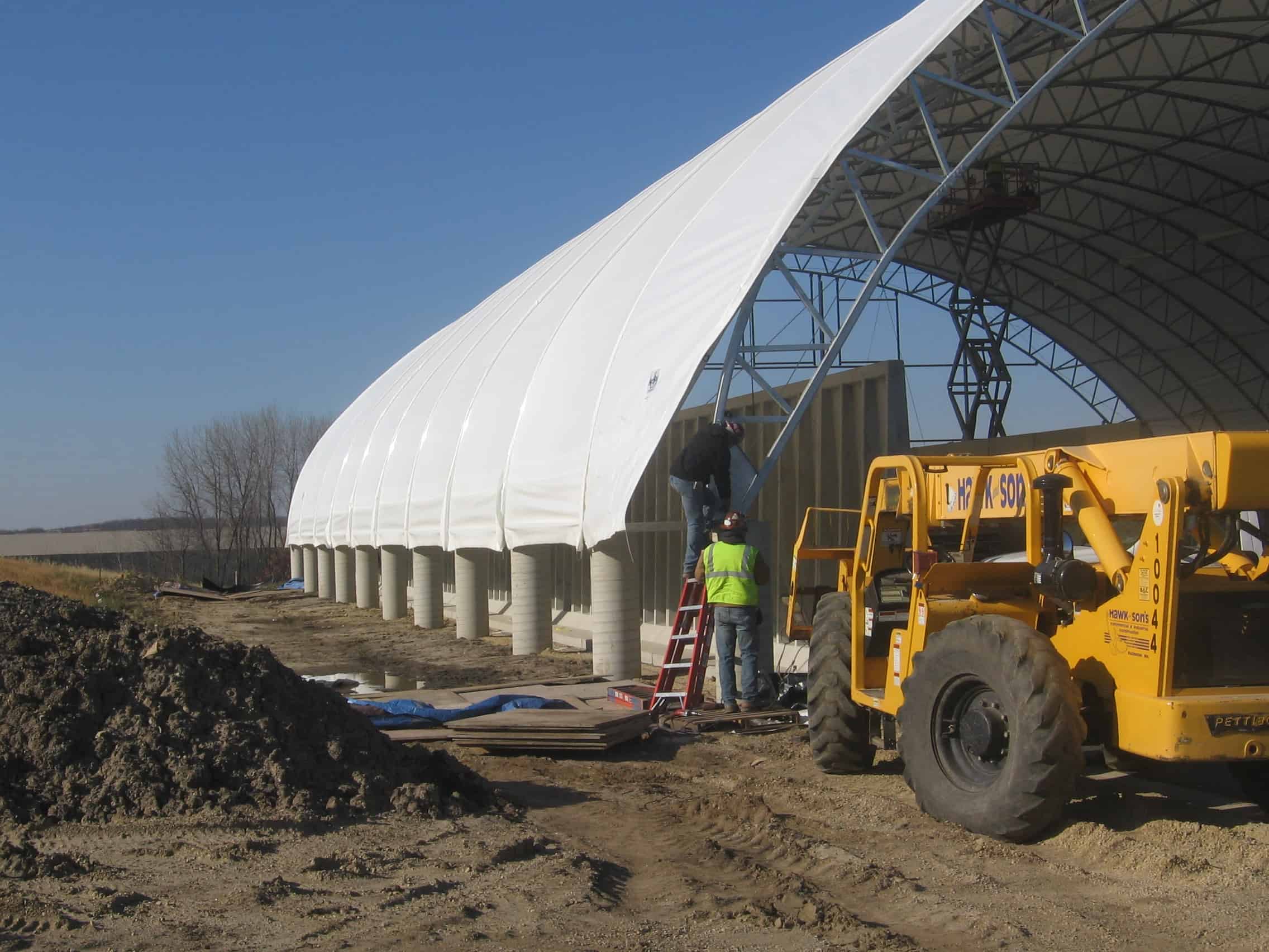 Olmsted County Salt Storage by Wieser Concrete