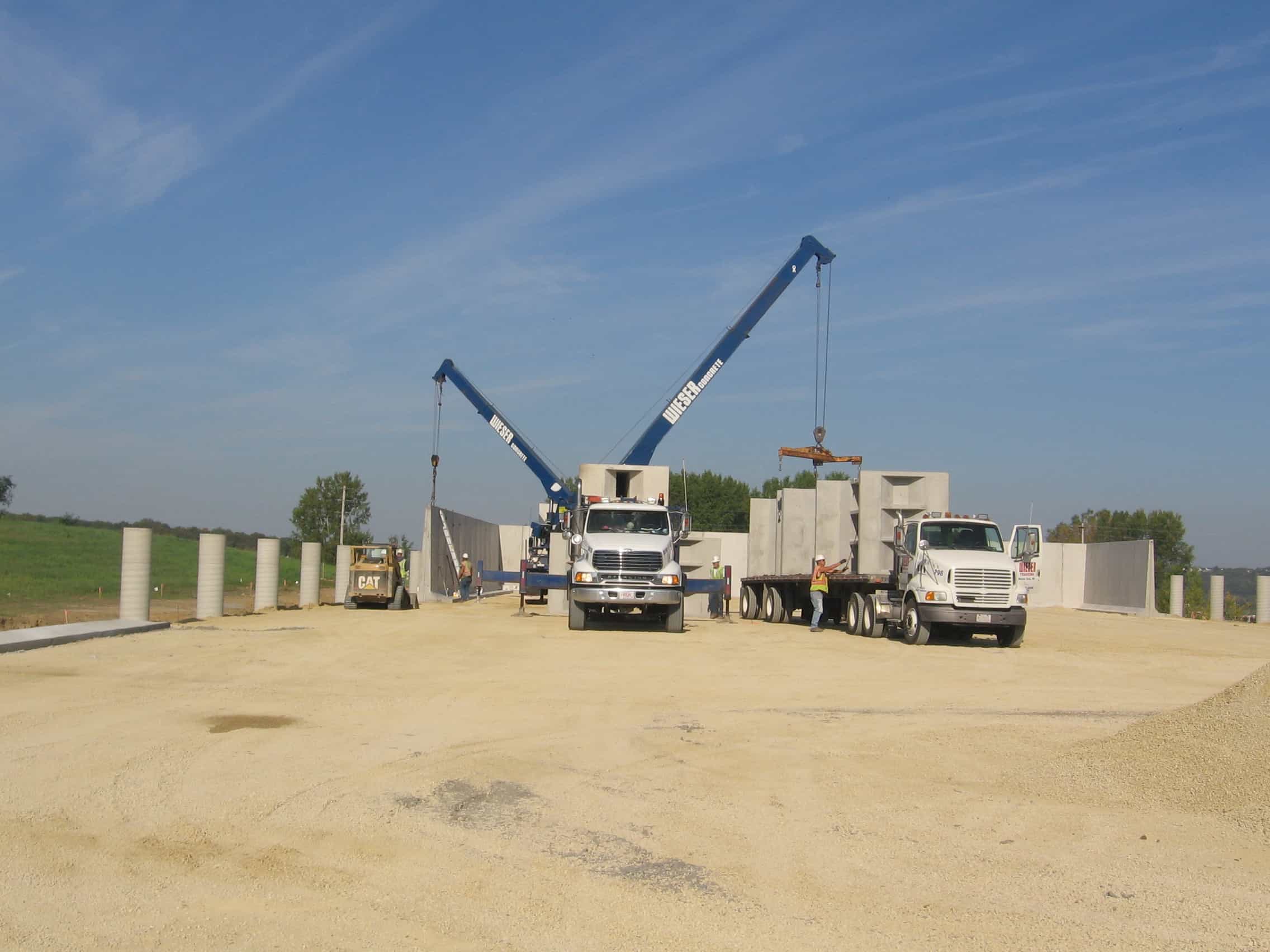 Olmsted County Salt Storage by Wieser Concrete