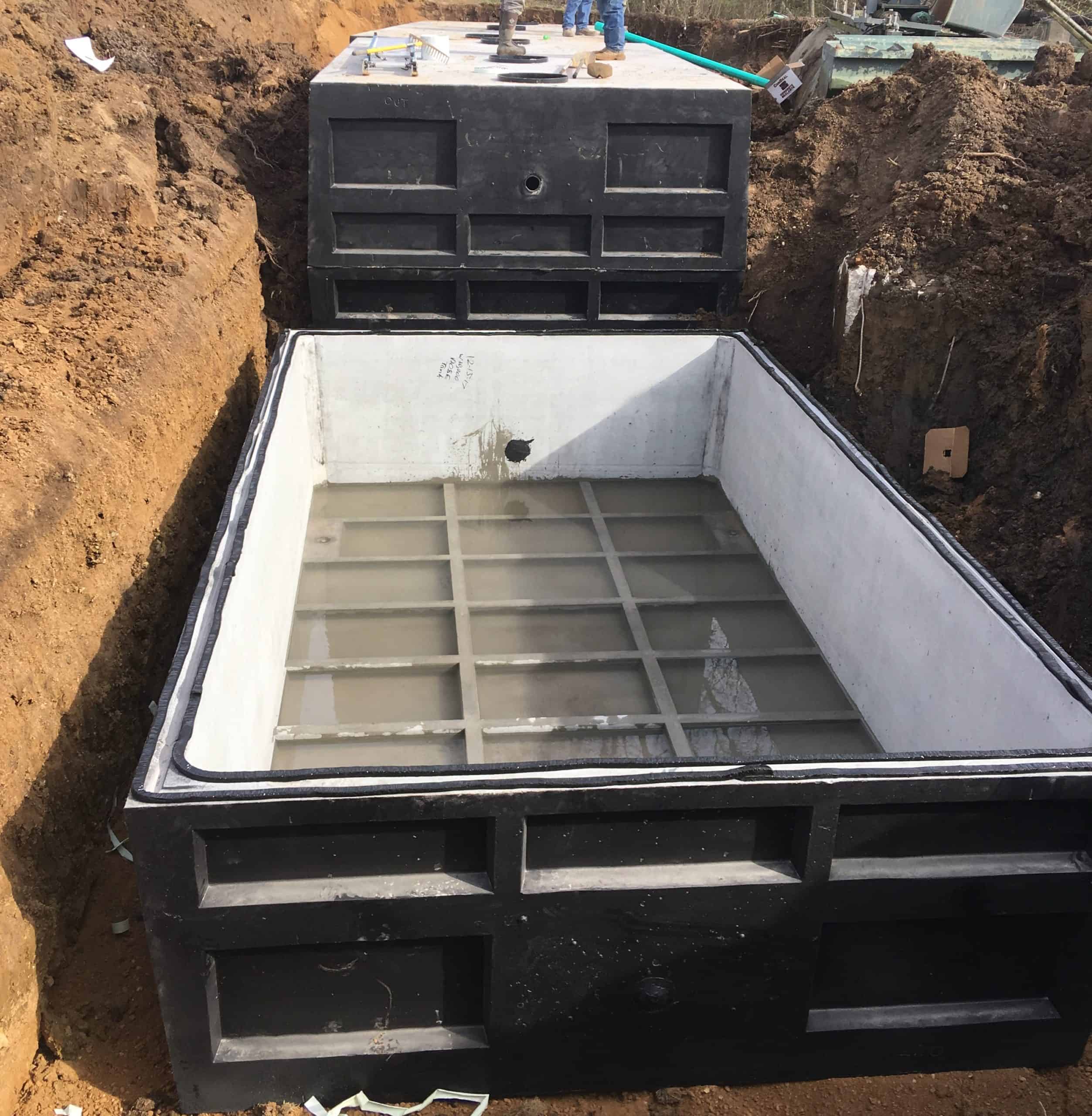 Tievoli Hills Precast Concrete Wastewater Treatment Tanks by Wieser Concrete