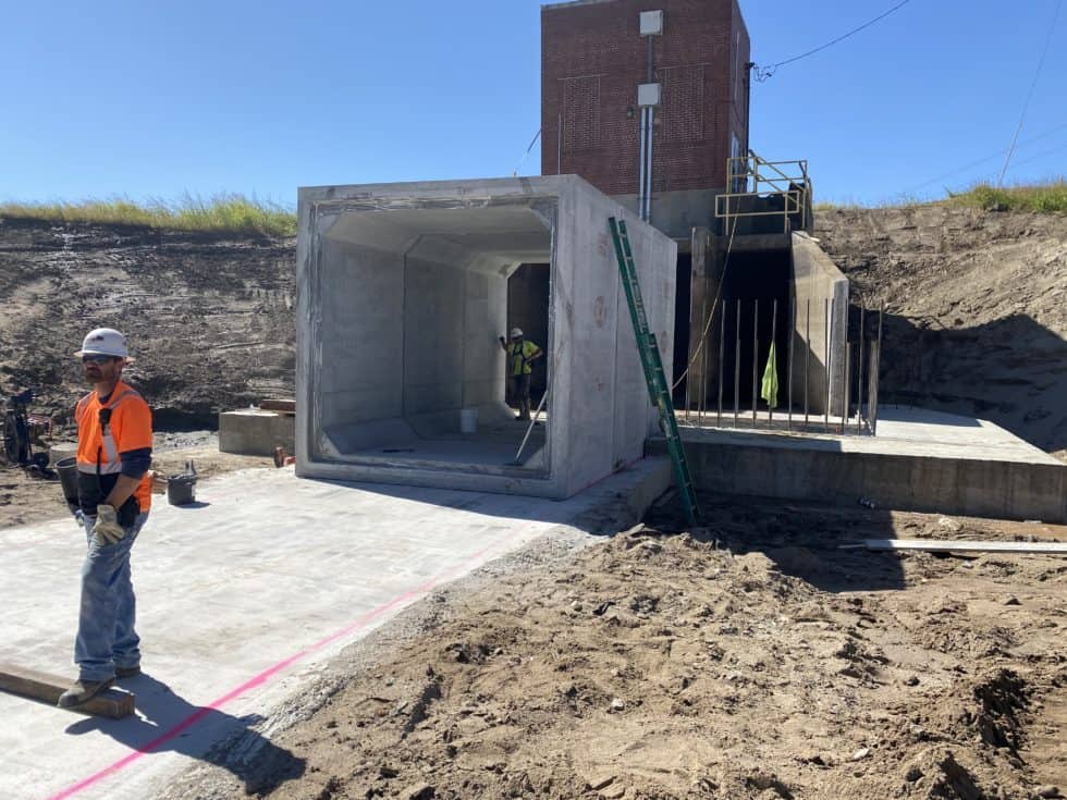 Cahokia Flood Protection Box Culvert | Project Profile | Wieser Concrete