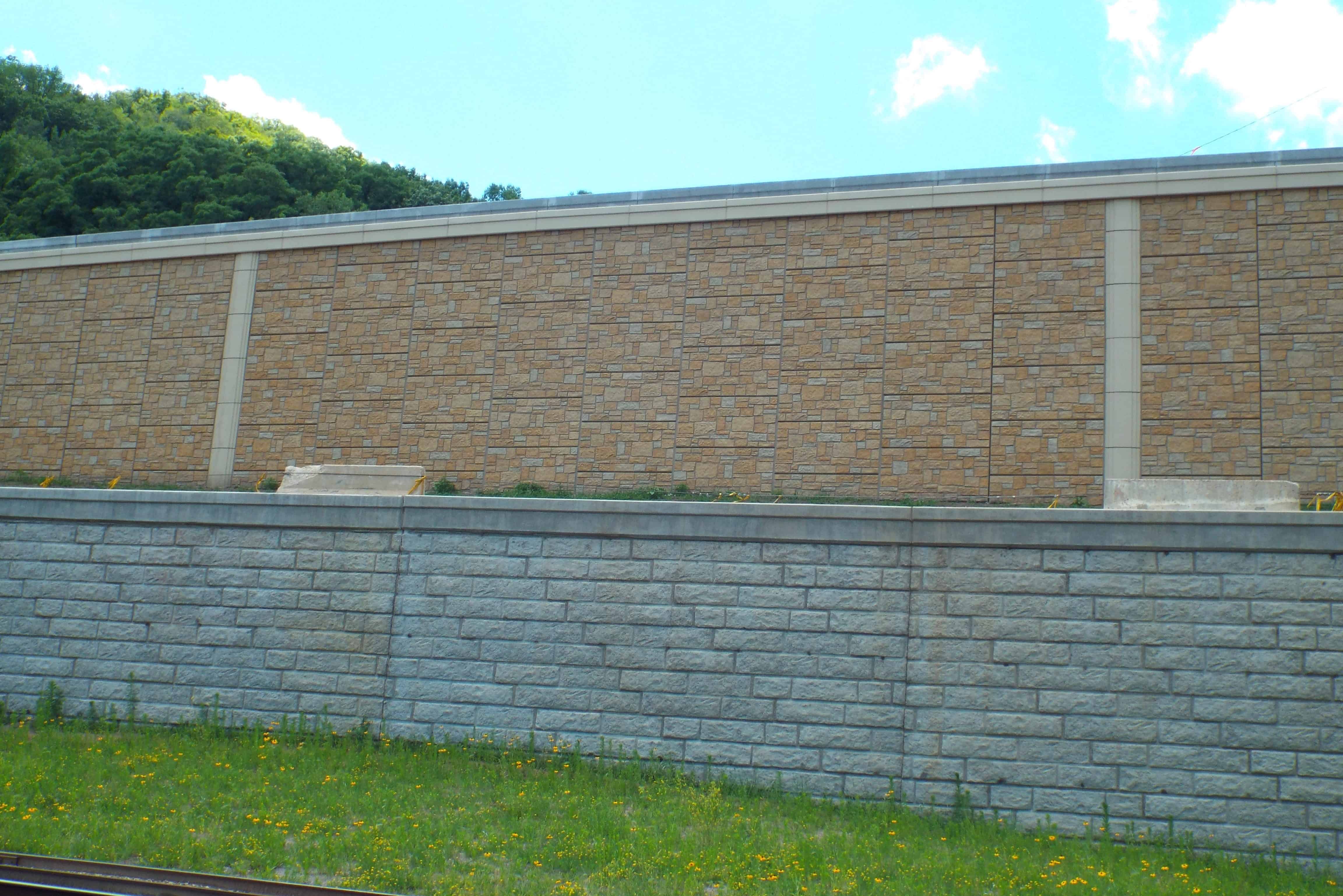 Precast Concrete RECO MSE Retaining Wall
