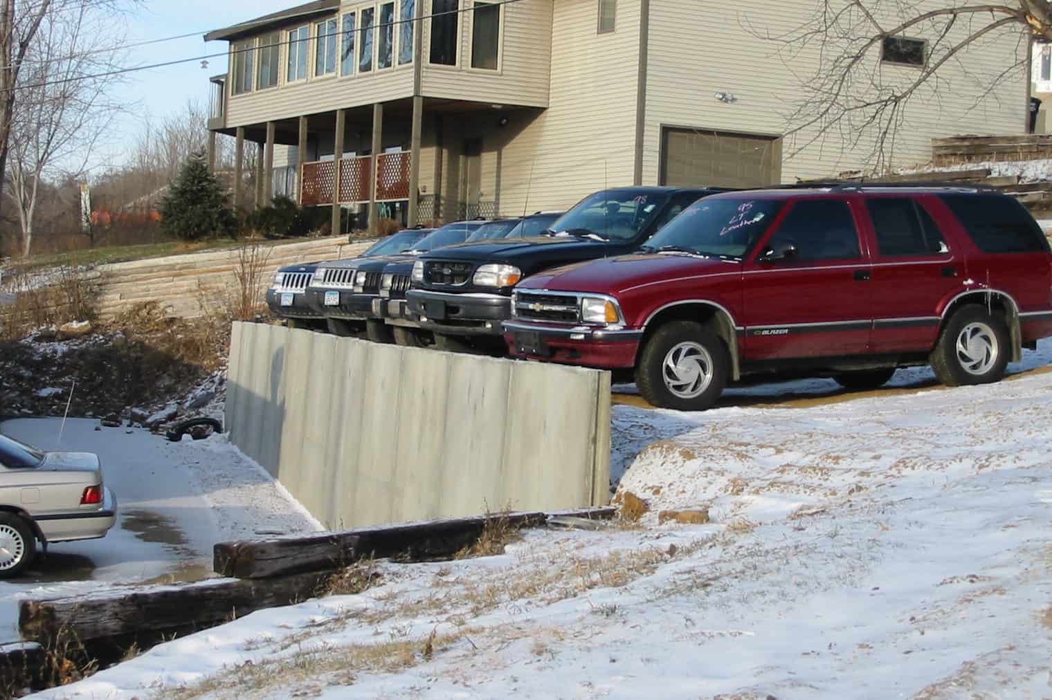 Precast Concrete Retaining Wall L Panel Parking
