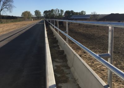 Rooney Farms Precast Concrete Feed Bunk-Wieser Concrete