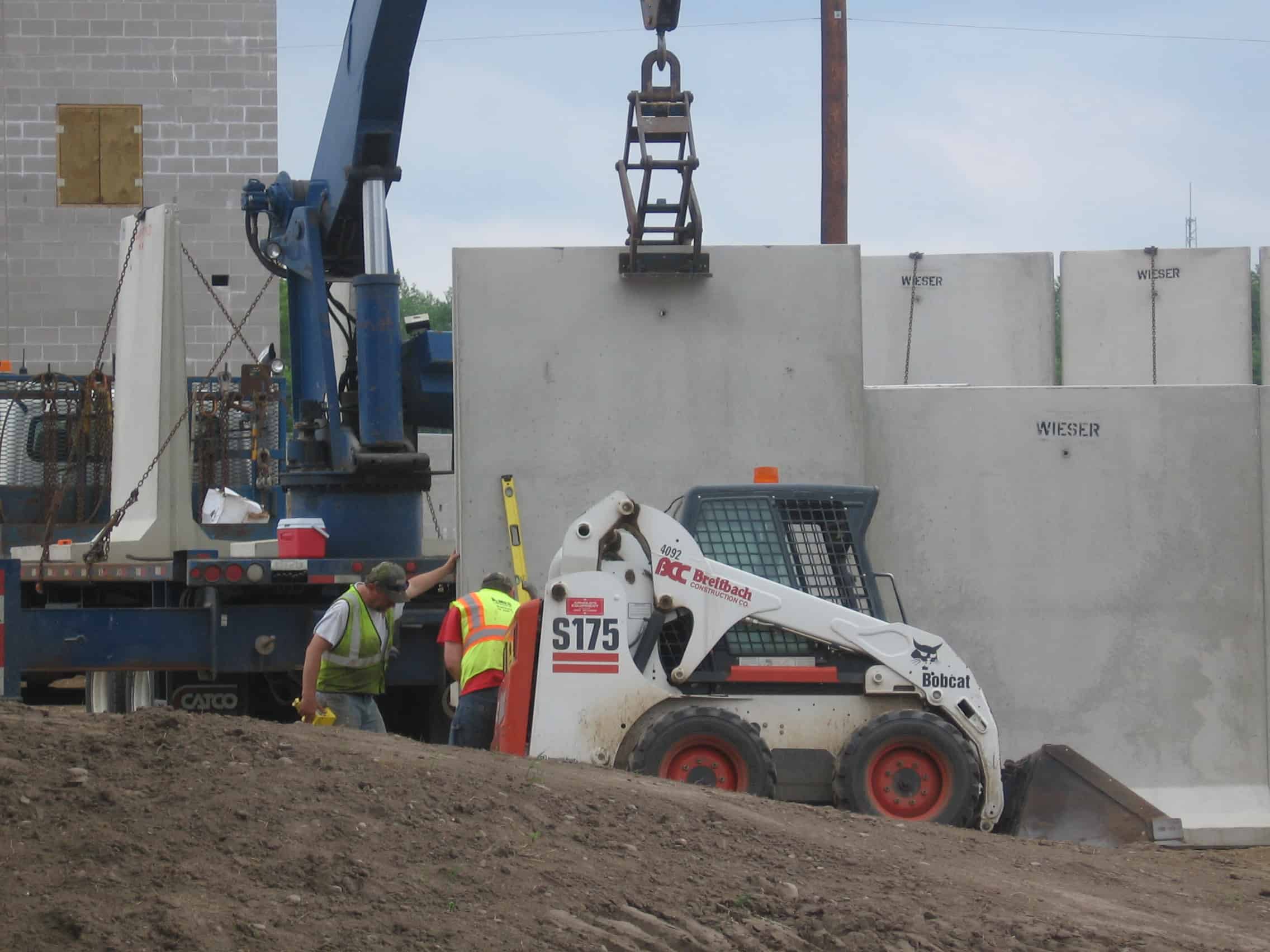Camp Ripley Training Facility Security Walls by Wieser Concrete