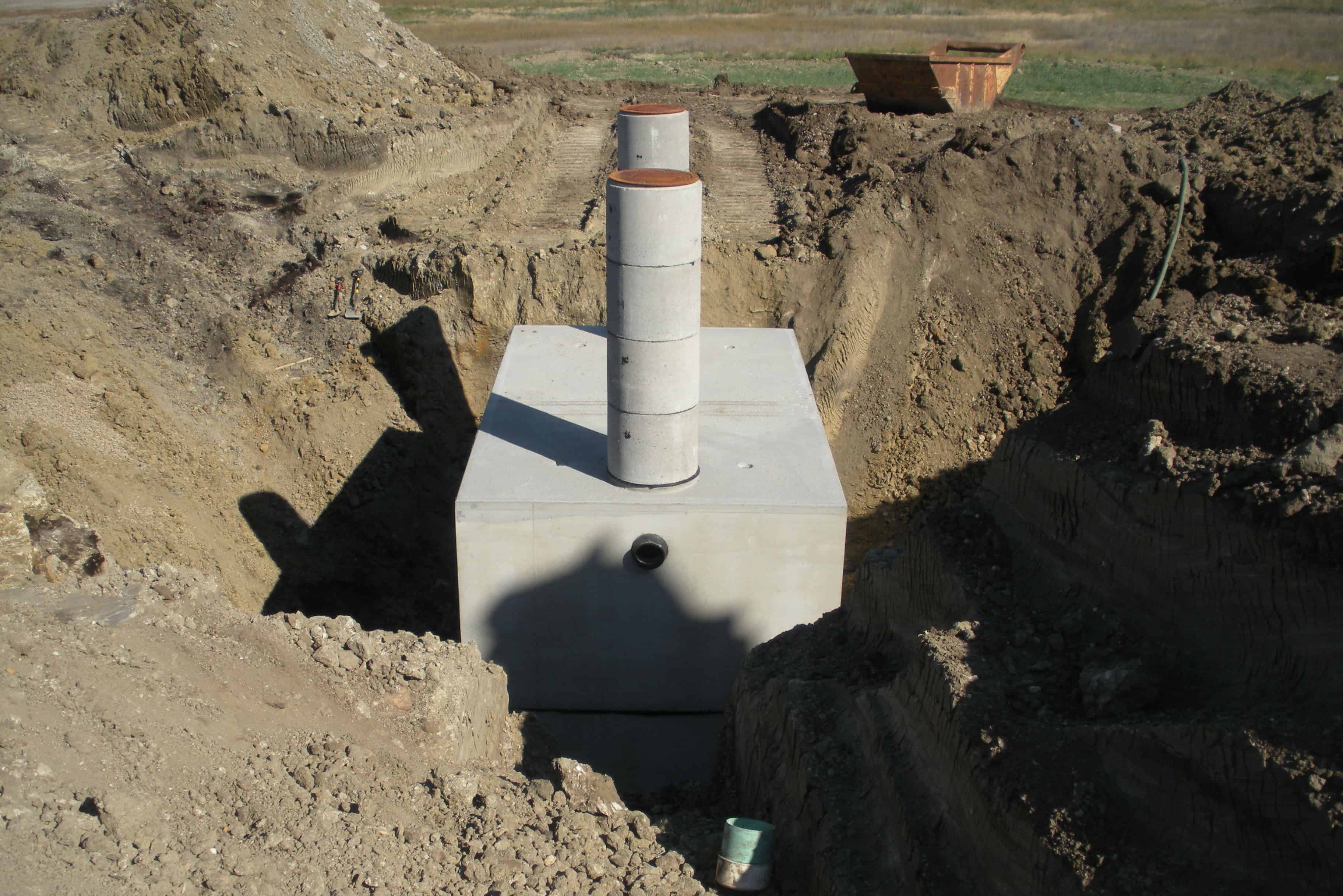Stormwater Retention 10,000 Gallon Precast Concrete Tank