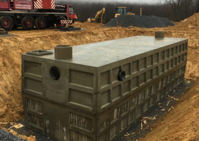Wastewater Treatment Precast Concrete Tank 40,000 Gallon
