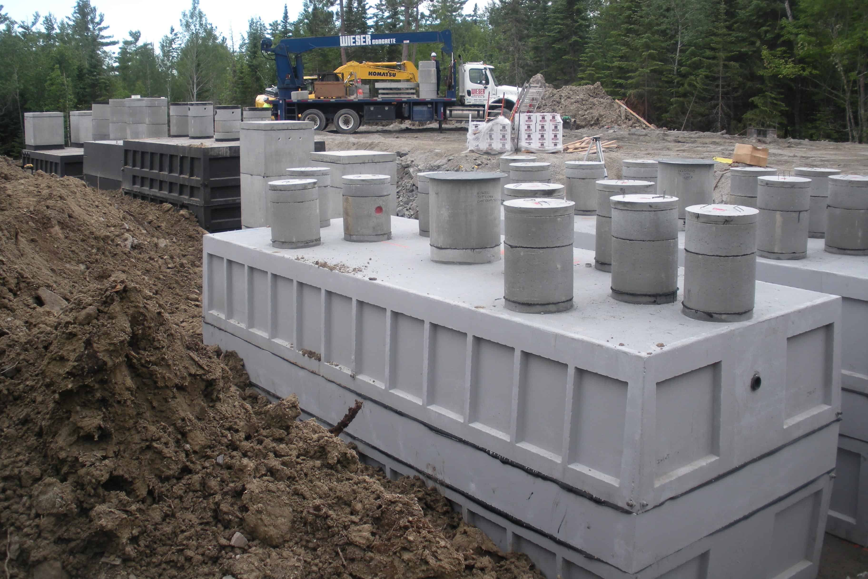 Wastewater Treatment Precast Concrete Tanks Kabetogama MN