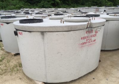 Wastewater Treatment Precast Concrete W1000 Tanks