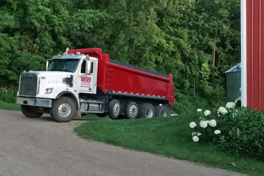 Aggregate Dump Truck Wieser Concrete